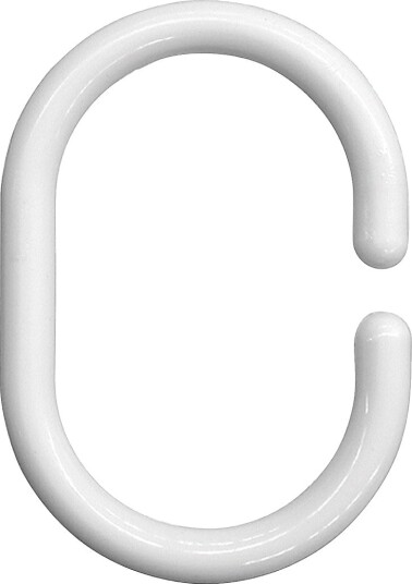 Hasta Ring til dusjstang 12 pk Hvit
