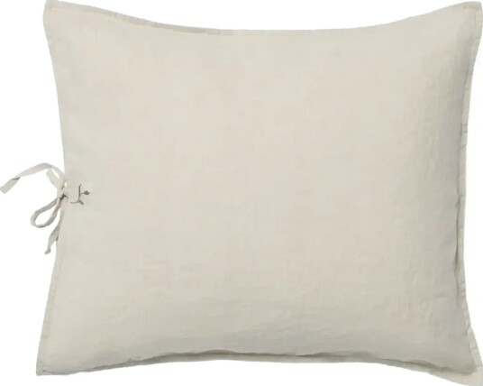 Garbo&Friends Embroidered Linen Pillowcase 50X70 Cm Linen Cream 50X60CM
