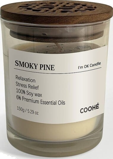I'm OK Soy Wax Aroma Candle SmOKy Pine 150 g I'm OK Soy Wax Aroma Candle SmOKy Pine 150 g