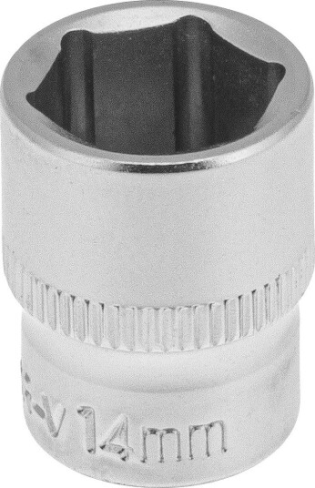 PELA Firkantfeste 562368 Pipe 1/4", 6-Kant, Kort 14 mm