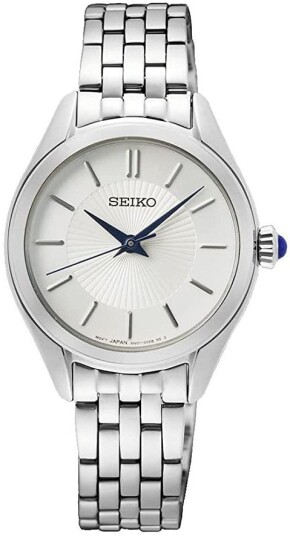 Seiko Dameklokke SUR537P1 Classic Sølvfarget/Stål Ø29 mm