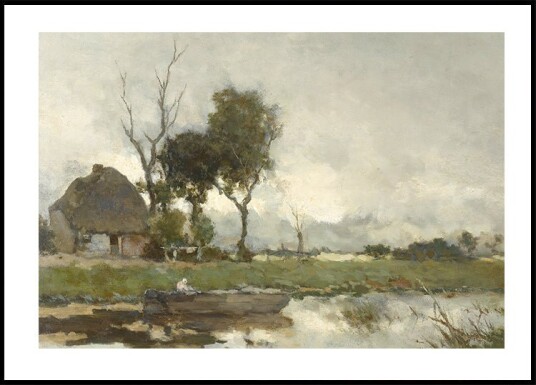 Herfstlandschap By Jan Hendrik Weissenbruch Plakat Plakat / 30x40cm