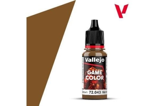 Vallejo Game Color Beasty Brown 18ml Modellbygging - Spesialutviklet Maling for Fantasyfigurer