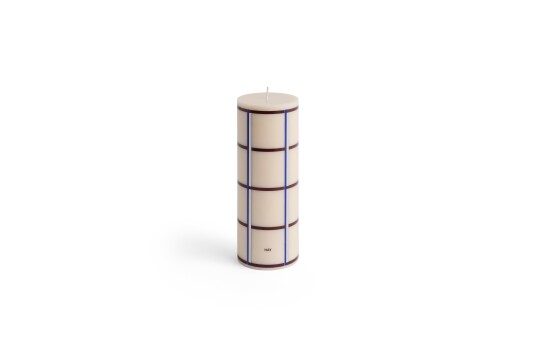 Hay Column Kubbelys Medium Blå / Off white / Sølv / Bordeaux Hay Column Kubbelys Medium Blå / Off white / Sølv / Bordeaux