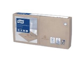 Serviet Tork 24X24 Cm 2-Lag Natur Med Miljøprint,200 Stk/Pk Serviet Tork 24X24 Cm 2-Lag Natur Med Miljøprint,200 Stk/Pk
