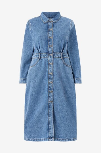 Wasabiconcept   Denimkjole waCaia 6   Blå