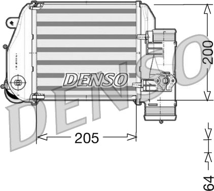 Intercooler DENSO DIT02024