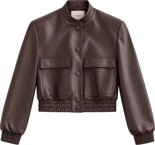 Twinset Dame Jakker Brun M,