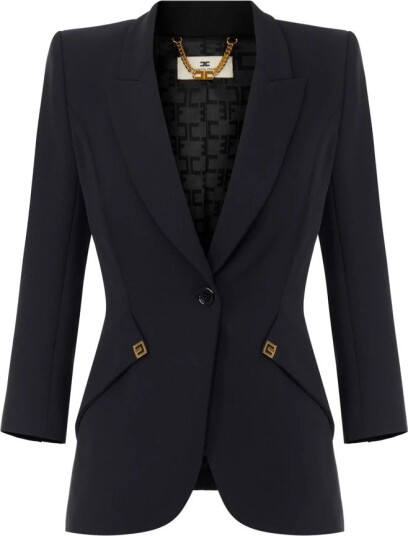 Elisabetta Franchi Dame Jakker Svart S,
