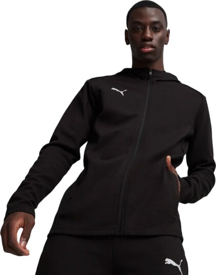 PUMA teamFINAL Full Zip Hettegenser Herre Svart S