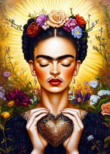 Plakat Frida Kahlo Portrett