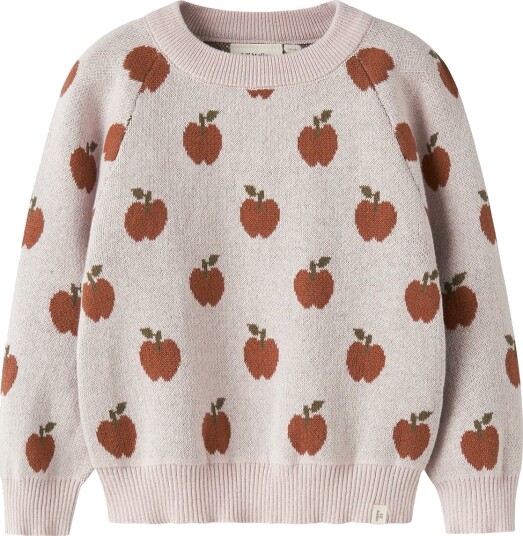 Lil"Atelier Nmflulio Ls Knit Lil Pink 98