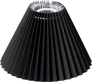 Plisse Skjerm Emma Piso Vegg/Takpendel Side 18 Cm Sort Plisse Skjerm Emma Piso Vegg/Takpendel Side 18 Cm Sort