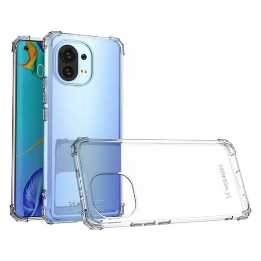 Wozinsky Anti Shock Armored Case for Xiaomi Mi 11 Transparent