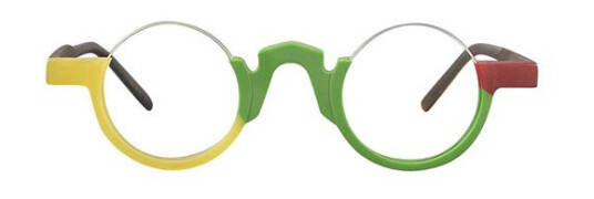 Eo Selection Runde briller HalfWay fra eo-Selection Grønn Acetate rund Large