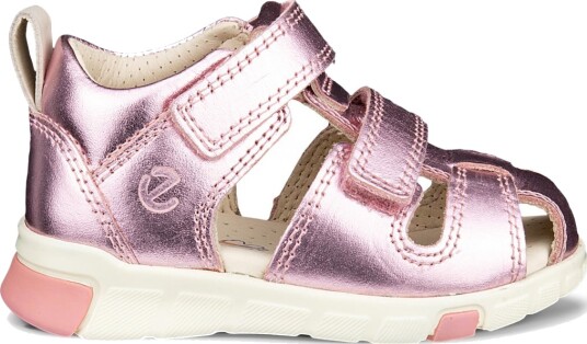 Ecco Mini Stride Sandaler Old Rose Metallic 20 Ecco Mini Stride Sandaler Old Rose Metallic 20