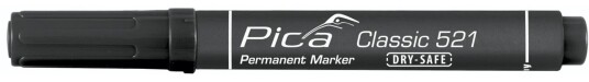 Pica Marker Permanent tusj 2 6mm ??? Svart