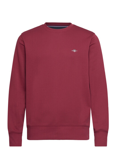 GANT Reg Shield C-Neck Sweat - Red - M GANT Reg Shield C-Neck Sweat - Red - M