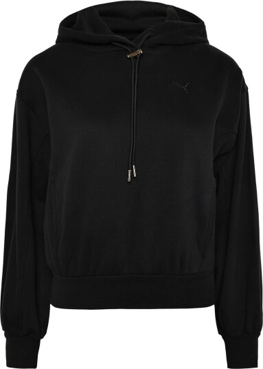 PUMA Her Relaxed Hoodie Fl Black M