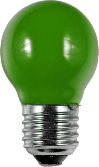 Spl E27 1W LED filament kronepære   G45 Grønn Party Colour Premium