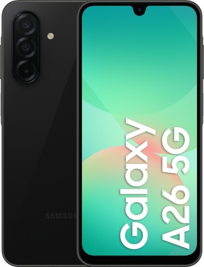 Samsung Galaxy A26 5G 128GB 6GB Sort Mobiltelefon med Android 15