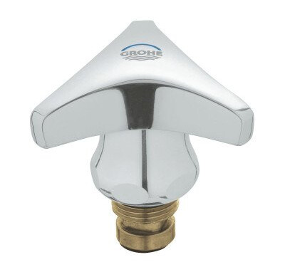 Grohe ventiloverdel 3/8" med krom Trecom grep, kald Grohe ventiloverdel 3/8" med krom Trecom grep, kald