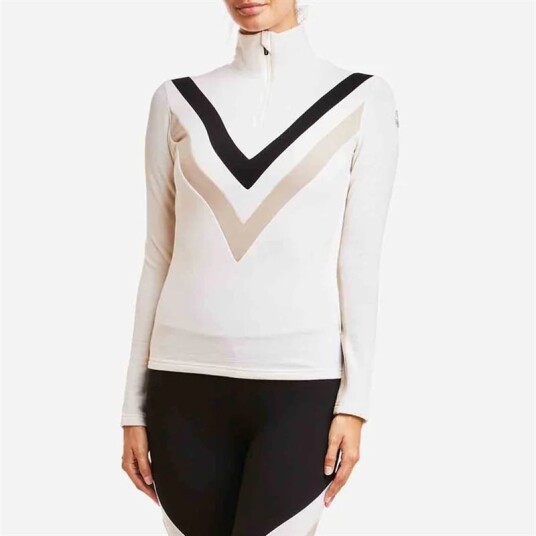 Voss Chevron Zipup Women Off White