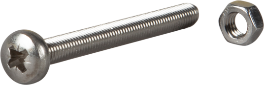 MASKINSKRUE M/MUT PH M5X50 A4 -6