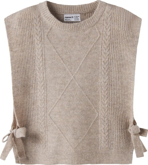 Name It Nkfrianni Knit Vest ISLAND FOSSIL 116 Name It Nkfrianni Knit Vest ISLAND FOSSIL 116