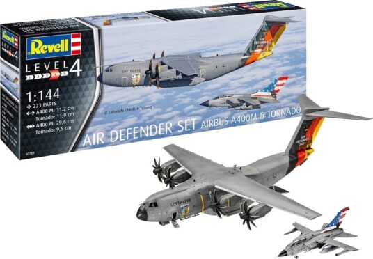 Revell 1:144 Air Defender Modellfly Byggesett