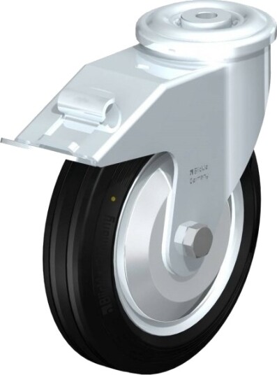 Blickle 749805 Styrehjul Ler-Ve 180R-Fi-El-Fa Med Brems Hjuldiameter 180 Mm Bæreevne (Maks.) 170 Kg 1 Stk