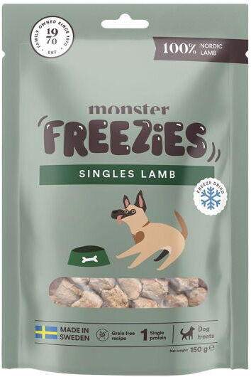 Monster Pet Food Monster Dog Treats Freeze Dried Lamb (150 G)