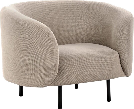 Lenestol Loen - Taupe, grå, svart/Polyester, Taupe, grå, svart/polyester