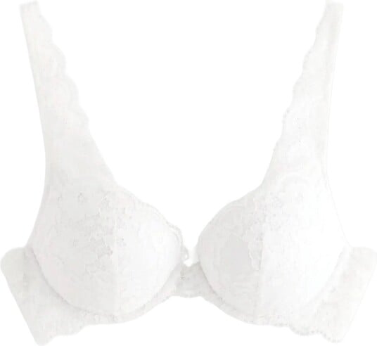 Lindex Malva Push Up Bra With Lace White 75 D