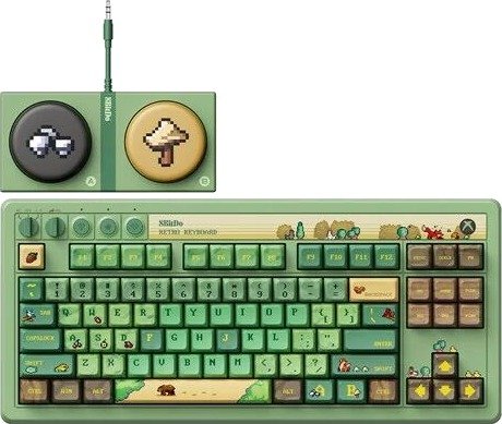 8BitDo Retro 87 Mechanical Keyboard Forest Wonder Gamingtastatur ANSI Grønn RET00943