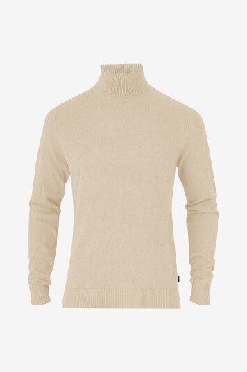 Jack & Jones Genser jjeEmil Knit Roll Neck Sts Natur Jack & Jones Genser jjeEmil Knit Roll Neck Sts Natur