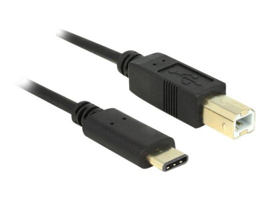 Delock USB type C-kabel - 24 pin USB-C til USB-type B - 2 m