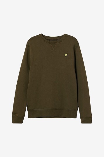 Lyle & Scott Collegegenser Crew Neck Sweatshirt Grønn