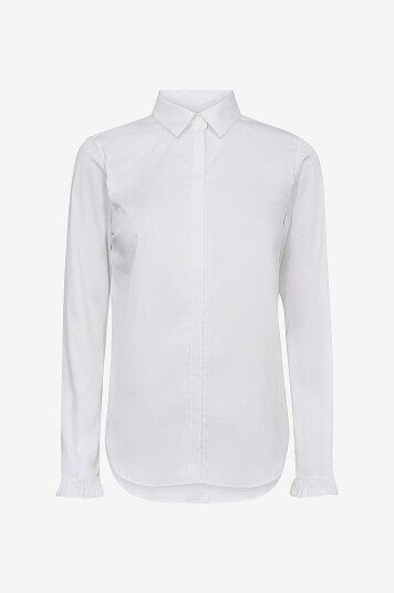 MOS MOSH - Skjorte Mattie Flip Shirt - Hvit MOS MOSH - Skjorte Mattie Flip Shirt - Hvit