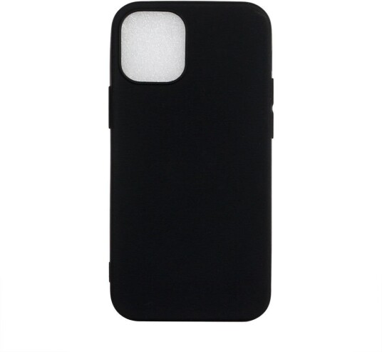 EIDERWOOD iPhone 12 Mini Matt Fleksibelt Plast Mobildeksel - Svart