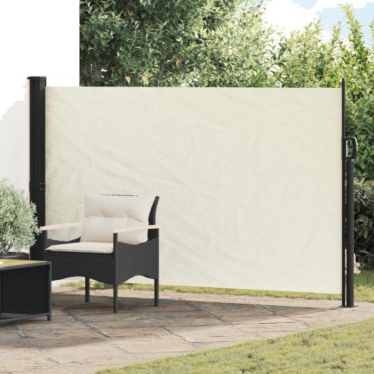  Utklappbart side markise Krem 300 x 170 cm Polyester