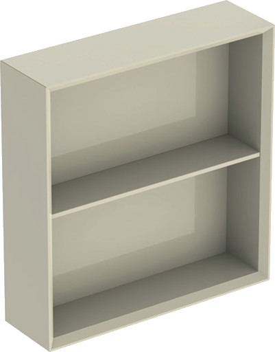 GEBERIT veggskap 450x132x467mm åpen høykomprimert trelags sponplate GEBERIT veggskap 450x132x467mm åpen høykomprimert trelags sponplate