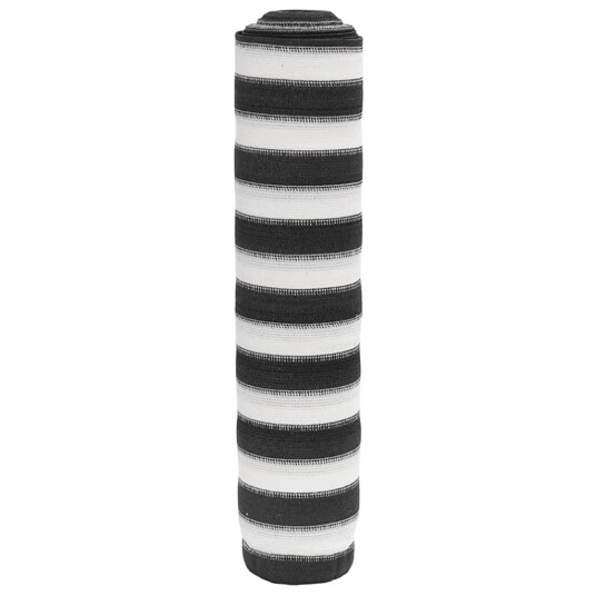 Skjermnett antrasitt og hvit 1,5x50 m HDPE 150 g/m² 4003679