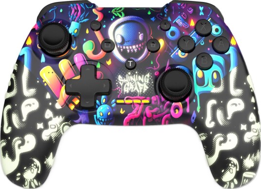 Freaks & Geeks Trådløs Kontroller Nintendo Switch/PC Shining Graff