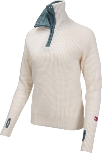 Ulvang Rav Sweater W/Zip Unisex 00240 Vanilla/Jade M Ulvang Rav Sweater W/Zip Unisex 00240 Vanilla/Jade M