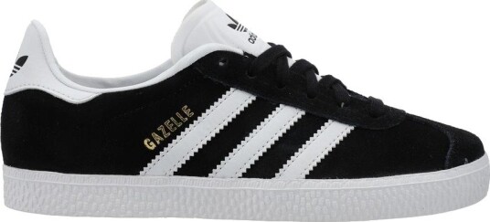 Adidas Originals Sneaker Gazelle   Svart/Fottøy Hvit/Gull Metallisk Barn størrelse 28½