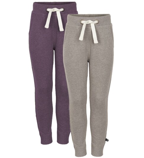 Minymo Basic 37 -Sweat Pant (2-Pack) Purple 92