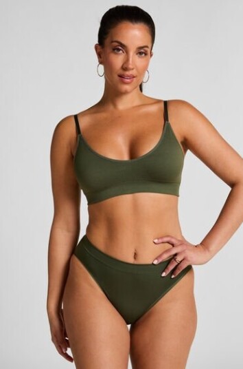 Hunkemöller Dide High Knickers Grønn