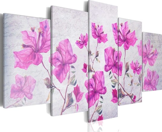 Bilde Purple Flowers 100x50 Artgeist sp. z o. o.