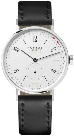 Nomos Glashütte Herreklokke N 180 Tangente Hvit/Lær Ø40.5 mm Nomos Glashütte Herreklokke N 180 Tangente Hvit/Lær Ø40.5 mm